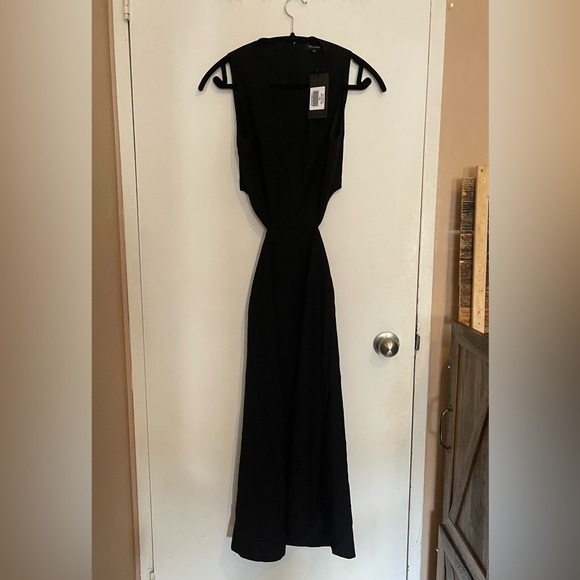 Black Midi Dress- Cut out- XS-NWT - Picture 2 of 4